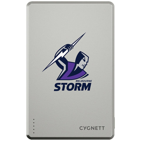 Cygnett NRL 5K Magnetic Power Bank Melbourne Storm Wireless Charging CY5832PBCHE