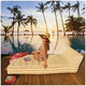 Spire Paradisus Luxury Pool Lounge Yellow Stripe 1900 x 825 x 220mm — image 7