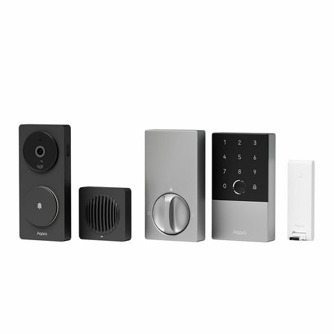 Aqara Doorbell G4 With U100 Smart Lock Combo Matter Hub Included