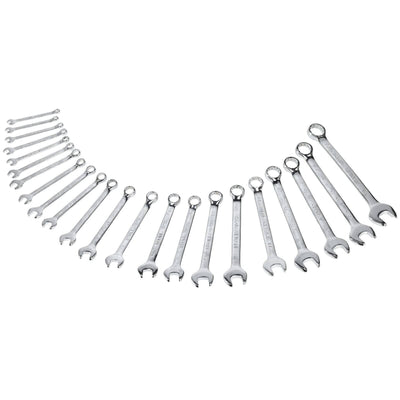 Stanley 22 Piece Spanner Set - Full Polish Chrome - Metric AF - Durable