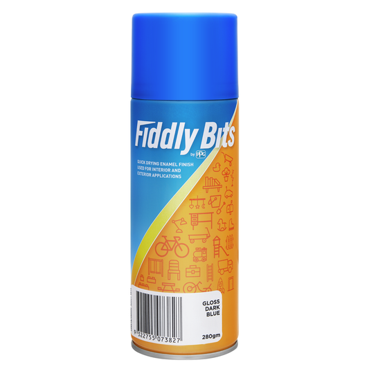 Fiddly Bits Spray Paint - 280g - Oil Based - Gloss Dark Blue - Auzzistore