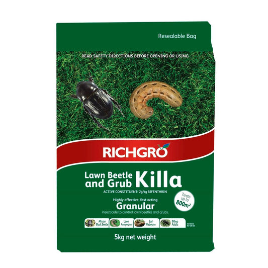 Richgro Lawn Beetle and Grub Killa - 5kg - Granular - Low Odour - Auzzistore