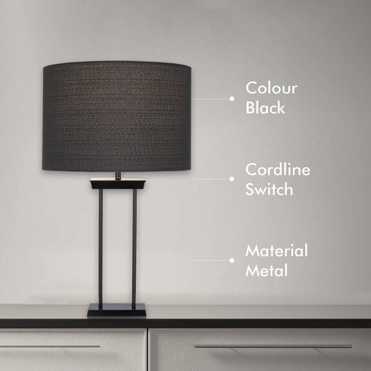 Verve Design Vera Metal Lamp Base - 180mm x 500mm - Polished Metallic Finish – view 2