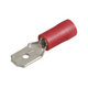 Narva Male Blade Terminal 2.5-3mm 6.3x0.8mm Red Vinyl 100 Pack