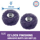 Dremel Finishing Abrasive Buffs 320 Grit 2 Pack Non-Woven Fast Change