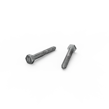 Zenith Hex Head Coach Screws M6 x 50mm Hot Dip Galvanised 25 Pack