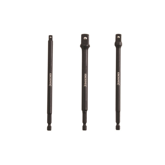 Kincrome Impact Drill Socket Adapter Set - 3 Piece - Cr-Mo - Durable - Auzzistore