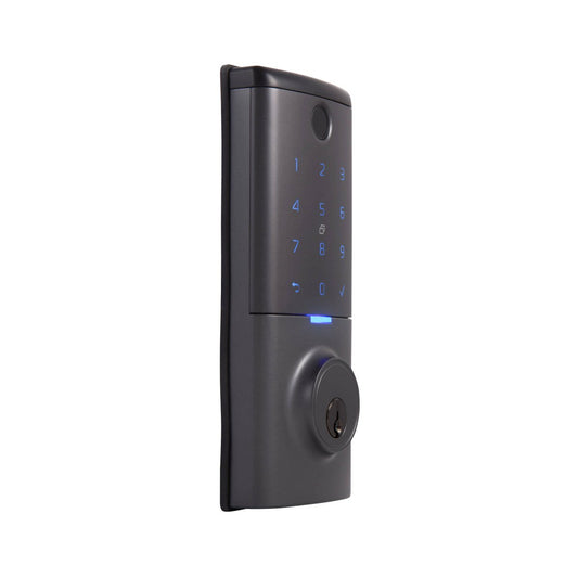 Gainsborough Graphite Mode Smart Deadbolt - RFID & Fingerprint Access - 115mm x 230mm x 310mm - Weather Resistant – view 2 - Auzzistore