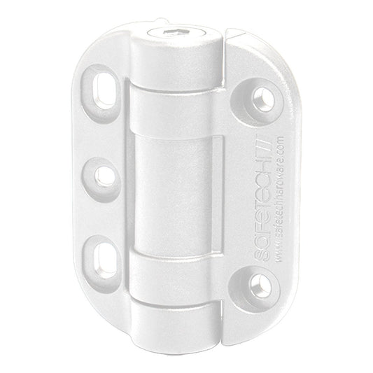 Protectoral g8safe Adjustable Pool Hinge Pair - 70mm x 90mm - White - Easy DIY Installation - Auzzistore