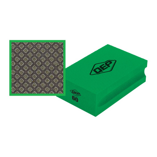 QEP 60 Grit Diamond Sanding Block - 60mm x 95mm - Smoothing Tool for Tile, Stone, Glass, Ceramic, Marble – view 2 - Auzzistore