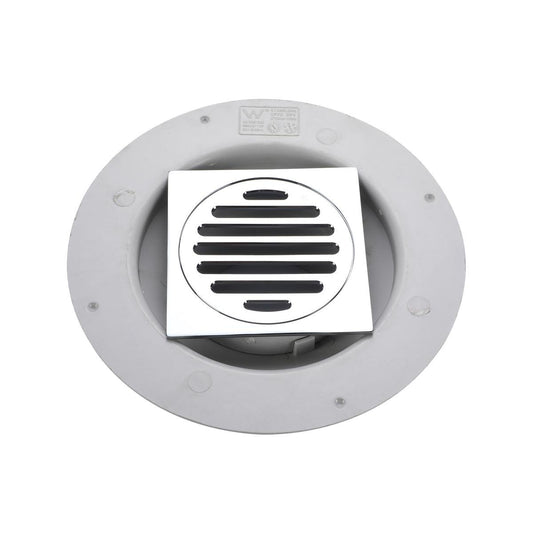 Kinetic Puddle Flange Kit - 100mm - PVC/Brass - Drainage Solution - Auzzistore