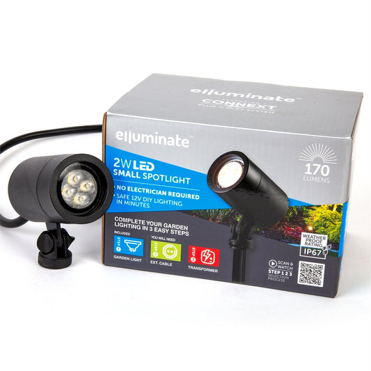 Elluminate Small Garden Spot Light - Warm White - Plastic - IP67 Weatherproof – view 2