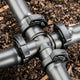 Toro 13mm Barbed Cross - Polypropylene - Durable - UV Stabilised