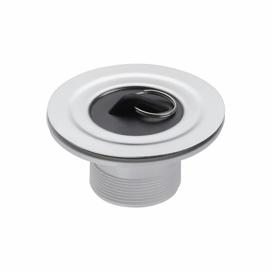 Kinetic 50mm Stainless Steel Sink Waste With Plug - Durable - Easy Install - Auzzistore