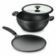 Tramontina Cast Iron Kadai And Tawa Set 3 Piece Pre-Seasoned — image 3