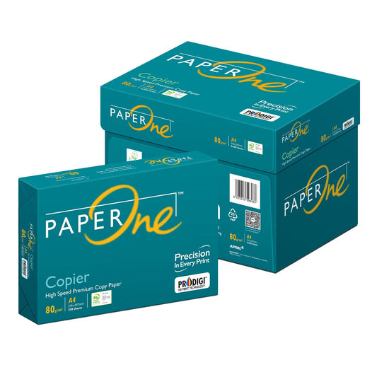 Paper One Green A4 Copy Paper 80gsm Colorlok High White
