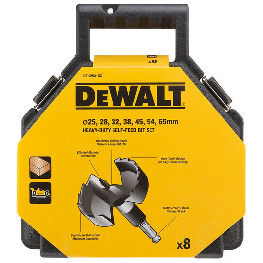Dewalt Extreme Forstner Bit Set - 8pc - 25mm to 65mm - Durable & Precise – view 2 - Auzzistore