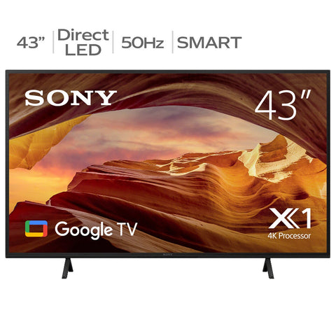 Sony 43 Inch X77L 4K HDR Smart TV Processor X1 KD43X77L