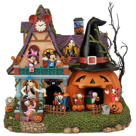 Disney Halloween Animated Pumpkin House 330mm With Lights And Music