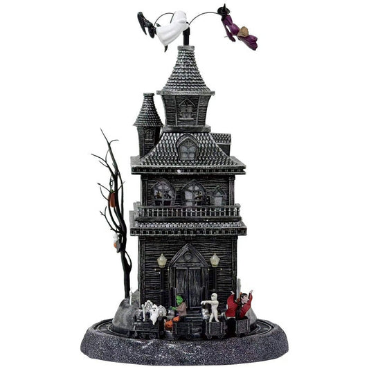 Animated Haunted Ghost House 445mm Tall with 6 Halloween Songs and LEDs — image 2