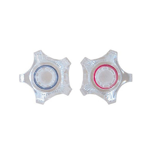 Shaw Mason Clear Universal Multi Fit Tap Handles Pair - 93mm x 203mm - Easy Installation