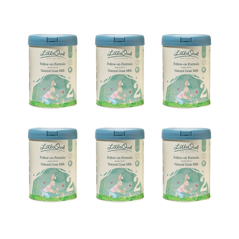 LittleOak Goat Milk Follow On Formula Stage 2 800g 6 Pack Grass Fed