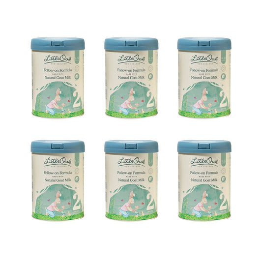 LittleOak Goat Milk Follow On Formula Stage 2 800g 6 Pack Grass Fed