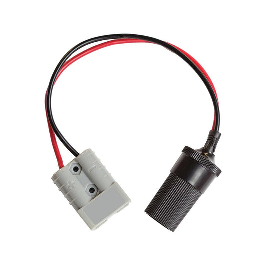 Kt Solar HD Connector 50A to Accessory Socket KT70555 - 300mm Cable - Black - Durable Construction - Auzzistore