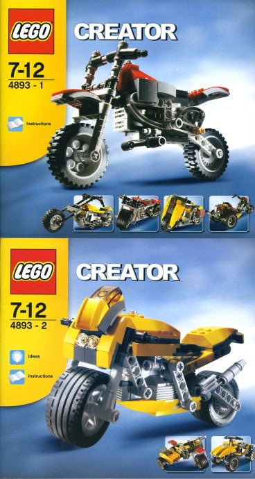 LEGO 4893 Creator Revvin' Riders, Motorcycles & ATVs - Auzzistore
