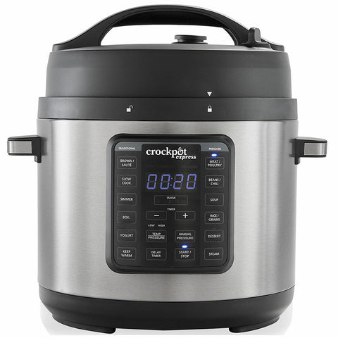 Crock-Pot Express 8 In 1 Multi Cooker 13 Programmes Easy Release CPE210