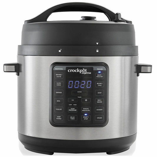 Crock-Pot Express 8 In 1 Multi Cooker 13 Programmes Easy Release CPE210