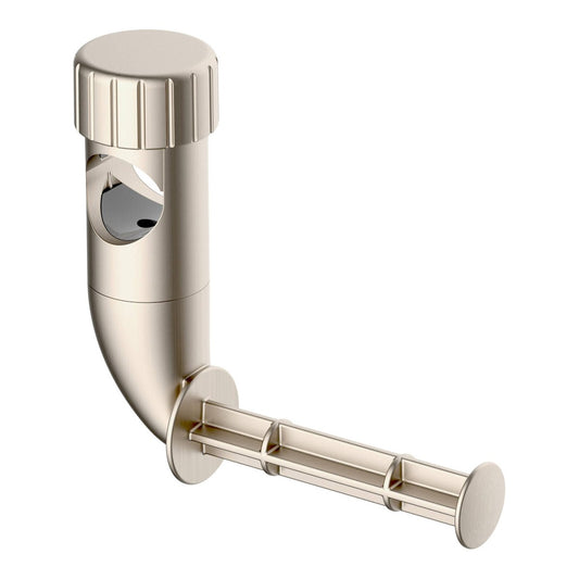 Evekare 32mm Brushed Nickel Toilet Roll Holder - Adjustable - Easy Install
