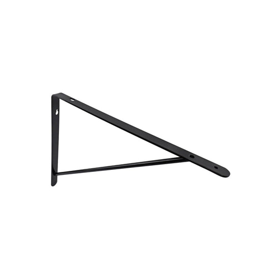 Carinya Studio Stayed Bracket - 300x250mm Black Steel - 125kg Capacity - Auzzistore