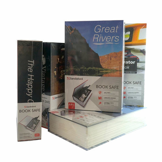 Sandleford Book Safe - 240 x 155 x 55mm - Anti-Theft - Portable - Auzzistore