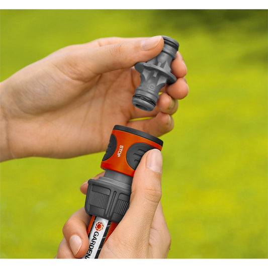 Gardena Hose Coupling - 13mm - High Grade Plastic - UV Stabilised – view 2 - Auzzistore