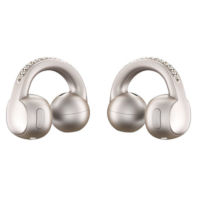 Motorola Moto Buds Loop Open Ear Earbuds With Swarovski Crystals French Oak