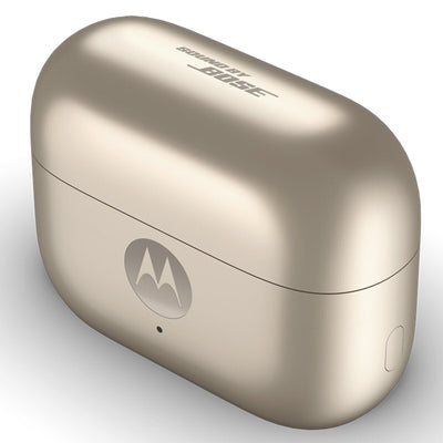 Motorola Moto Buds Loop Open Ear Earbuds With Swarovski Crystals French Oak