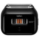 Laifen P3 Electric Shaver Travel Set Black IPX7 Wet and Dry Twin Linear Motor USB-C 1ER91PAUBL001