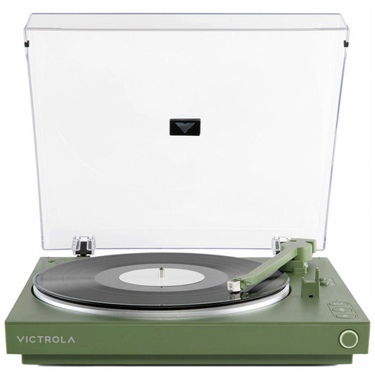 Victrola Automatic Bluetooth Turntable Green One Touch Play VPT-800