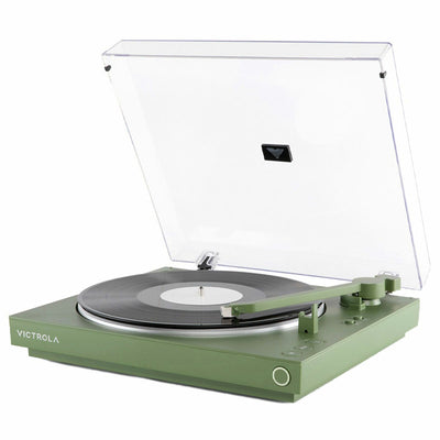 Victrola Automatic Bluetooth Turntable Green One Touch Play VPT-800
