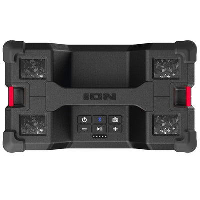 ION Audio Tailgater Tough Portable Bluetooth Speaker IPX5 10 Hour Playback