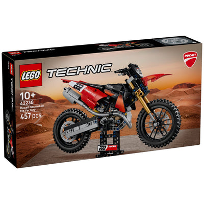 LEGO Technic Ducati Desmo450 MX Factory Motorcycle Building Set 457 Pieces 42238