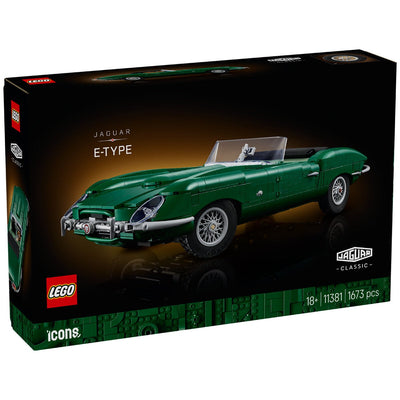 LEGO Icons Jaguar E-Type Car Building Set 1673 Pieces Display Model 11381