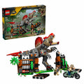 LEGO Jurassic World Spinosaurus Dinosaur Escape Building Set 77982