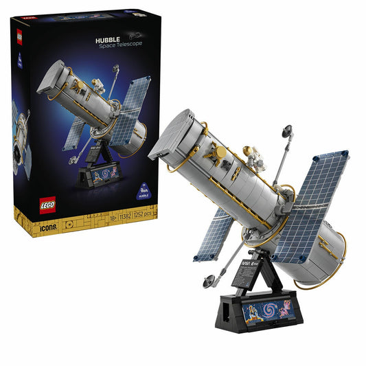 LEGO Icons Hubble Space Telescope Building Set Display Model 11382