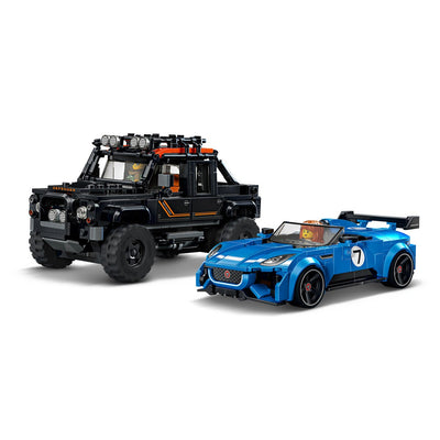 LEGO Speed Champions Jaguar Project 7 And Land Rover Defender Building Set 77264