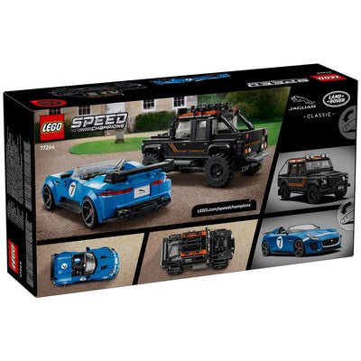 LEGO Speed Champions Jaguar Project 7 And Land Rover Defender Building Set 77264