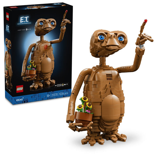 LEGO Ideas E.T. The Extra-Terrestrial Building Set 1226 Pieces 21370