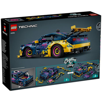 LEGO Technic Custom Garage Ford Mustang GT Car Building Set 973 Pieces 42236