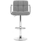 Artiss Grey Gaslift Swivel Barstool 2 Pack